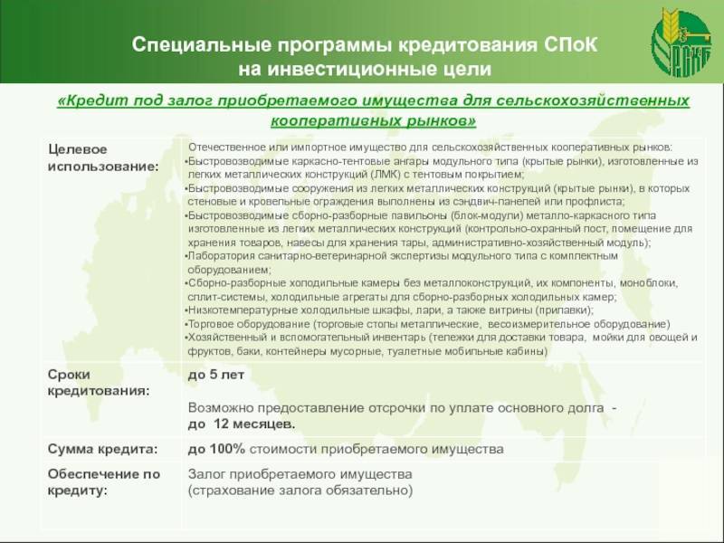 Льготный кредит на развитие сельского хозяйства под 5% (по госпрограмме): как и где получить — поделу.ру