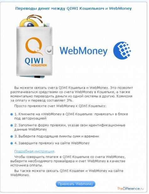 Как перевести деньги с вебмани на qiwi – пошаговая инструкция