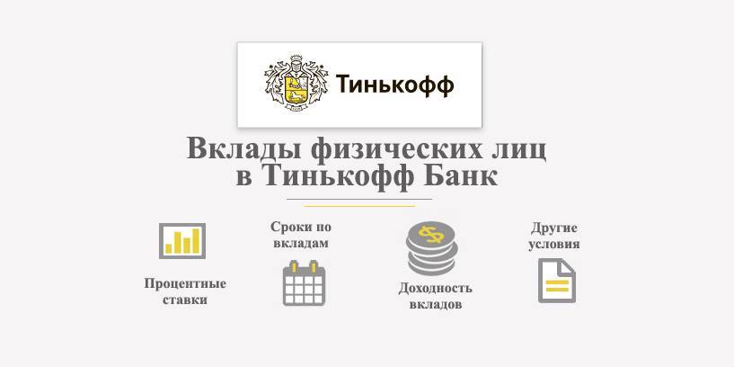 Вклады и депозиты в тинькофф банке: условия, проценты, как открыть и пополнить | banksconsult.ru