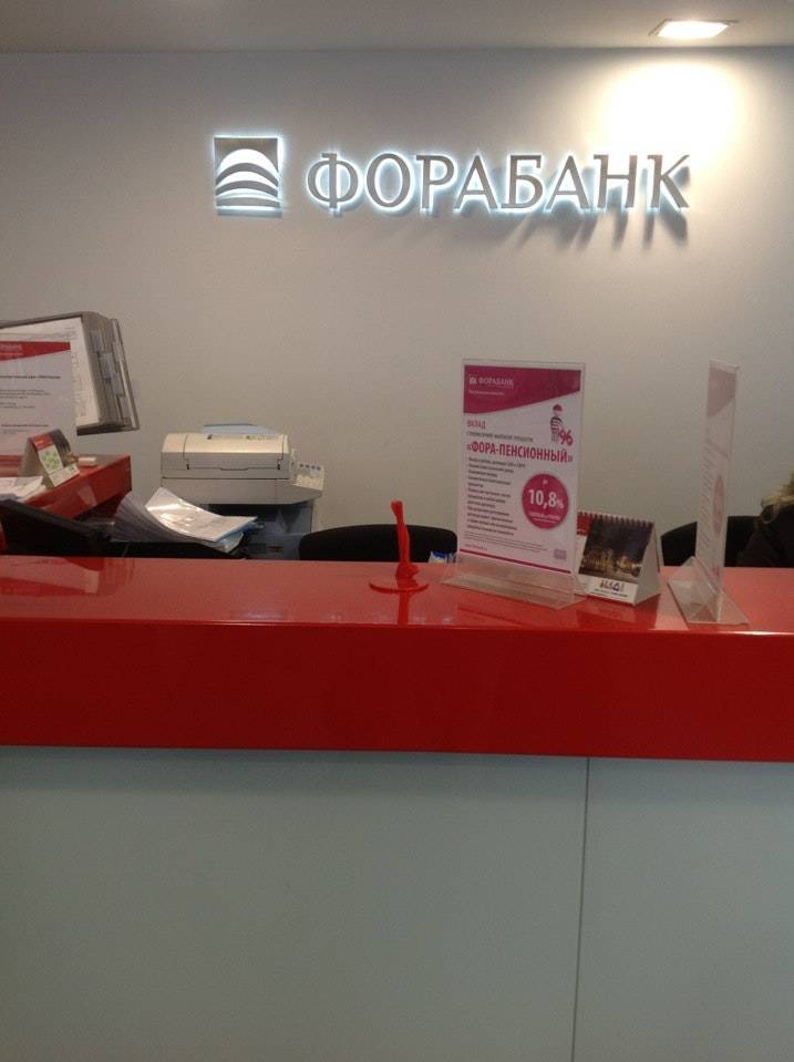 Вклады фора-банка в одинцово топ 20 живые отзывы ставка до 7% | банки.ру