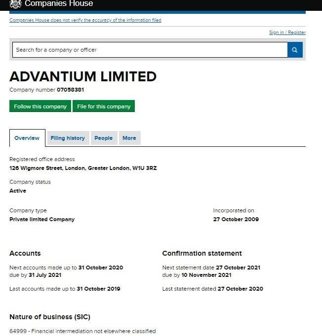 ᐈ【advantium limited】 отзывы о сайте ???? вся правда о advantiumlimited.com