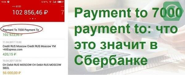 Payment to card rus 7 что это