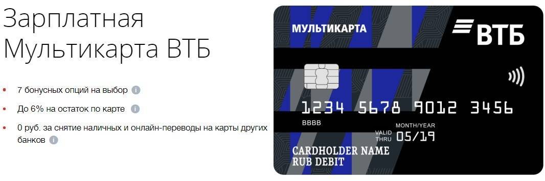 Зарплатные дебетовые карты онлайн