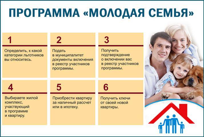 Программа молодая семья федеральная и региональная - цель и условия субсидирования, список документов