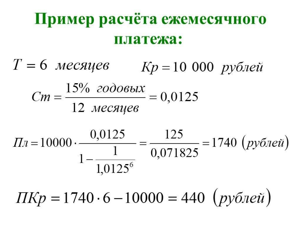 Как рассчитать проценты по займу: формулы, примеры расчета - полезные статьи на gdezaim.ru