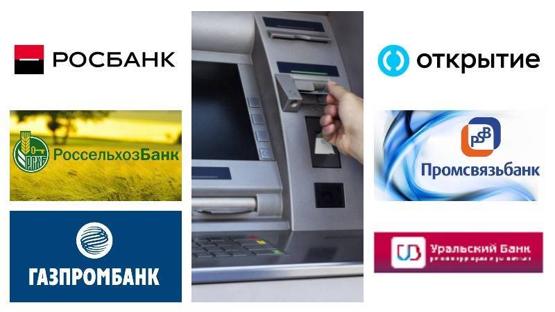 Банки-партнёры мкб для снятия наличных без комиссии - список банкоматов