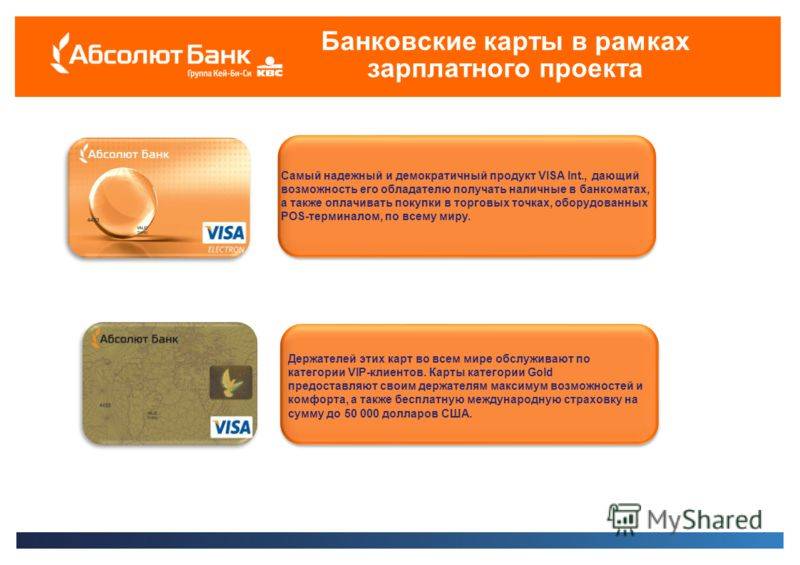 Как получить кредитную карту банка «абсолют».