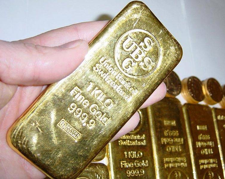 Стандартные и мерные слитки банковского золота