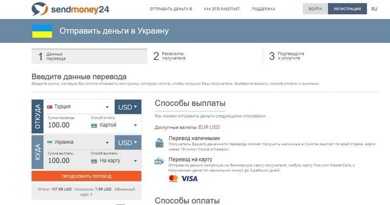 4 варианта перевода денежных средств на украину