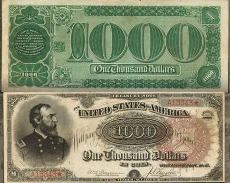 Банкнота 1000 долларов сша: интересные факты