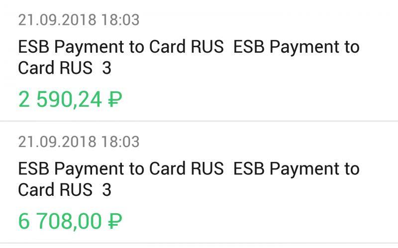Esb payment to card rus 7, 5, 2 или 1: что это значит?