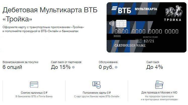 Дебетовая карта с приложением тройка – отзыв о втб от "cicina" | банки.ру